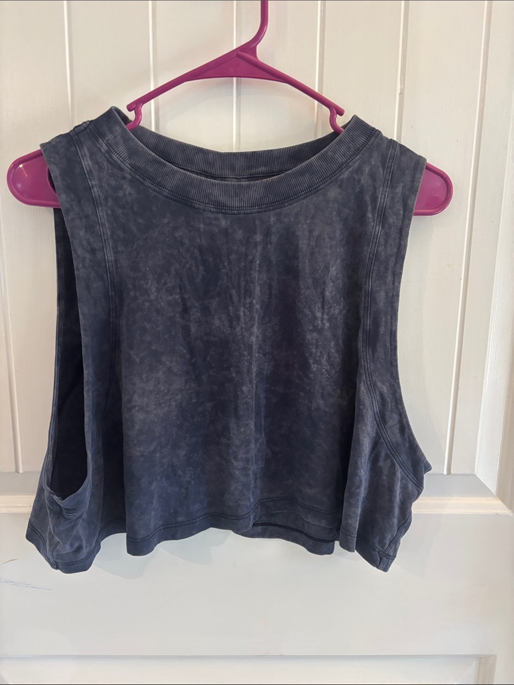 lululemon athletica Washed Charcoal Muscle Tee